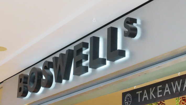 Boswell's cafe at Eastgate Shopping Centre in Gloucester
